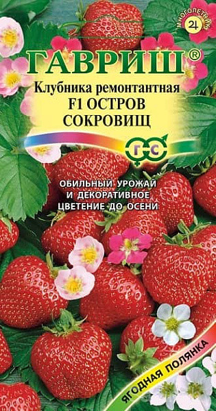 Земляника ремонтантная Остров сокровищ (клубника)